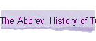 The Abbrev. History of Tuva